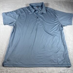 Callaway Polo Shirt Mens 2XL Opti-Dri All Over Print Performance Stretch SS